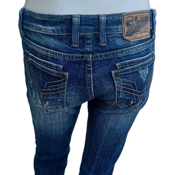 570021..Vigoss Studio Dublin Skinny Jeans Size 5/6, W30" 30"Inseam 7 1/2"Rise - Picture 4 of 6